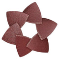 100pcsTriangle Sanding Paper Set, 60-240 Grit, Fits 3-1/8" Oscillating Tools - Aluminum Oxide Hooks & Loop for Wood, Metal, Drywall
