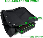 Collapsible Magnetic Parts Tray Set, Magnetic Tray for Mechanic's, 3 Different Size Tool Trays for Small Metal Parts, Cool Mechanic Tools, Cool Gifts for Mechanic (Green)