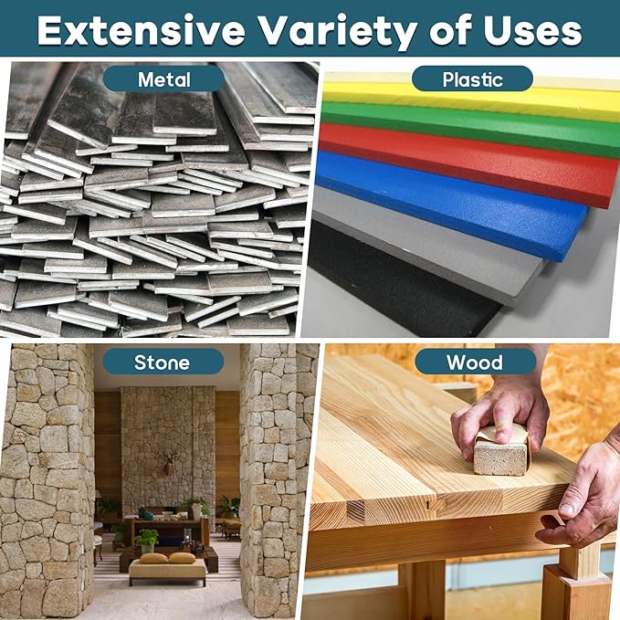 3x18 Inch Belt Sander Sanding Belts Kit 20 Pcs (5 Each of 40/60/80/120 Grits), Zirconia Belt Sander Paper Sanding Belts for Wood, Metal, Cars, and Furniture, 20-Pack