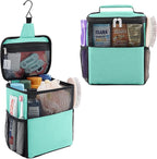 Lifewit Shower Bag Mesh Shower Caddy Portable College Dorm Room Essentials Tote Bag for Bathroom, Gym, Travel, Camping Quick Dry Hanging Shower Organizer Basket Toiletry Bag, Medium, Aqua