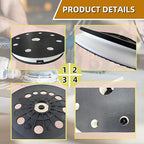492286 D125 Soft Sanding Pad 5-Inch 8 Holes Replacement for Festool ETS EC ETSC 125 Orbital Sanders, Jetstream System Compatible