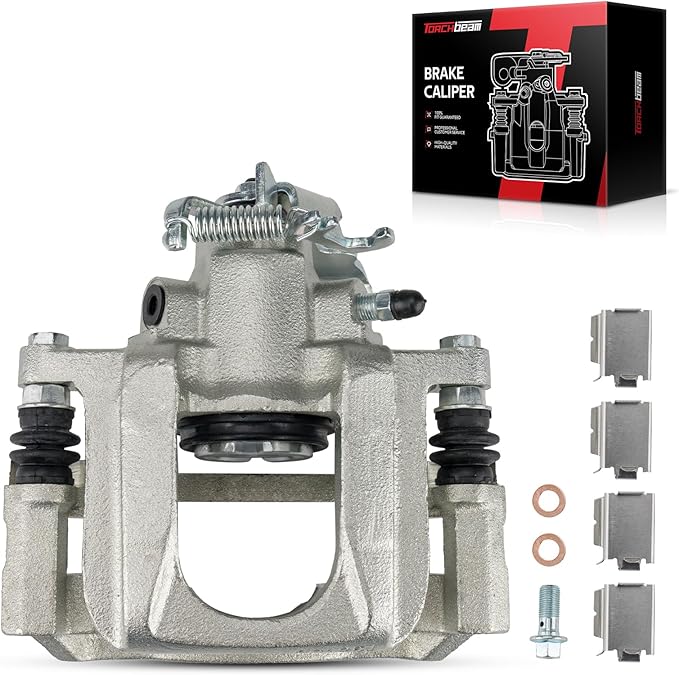 Torchbeam Rear Right Passenger Side Brake Caliper for Chrysler Dodge Volkswagen Ram model for 2008-2012 Town & Country/Grand Caravan, 2009-2012 Routan, 2012 C/V #18B5080