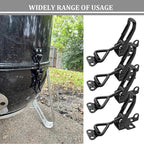 8 Pcs Toggle Clamp Latch 4003 Style, 1320lbs Capacity Adjustable Toggle Clamps with Lock Hook, Black Smoker Clamps Heavy Duty Latches, Quick Release Hasp Clamps for Trunk, Jig, Door and Tool Boxes
