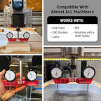 SST - Mini Mill & Lathe Tramming System - Tram, Align, & Square for Machine Calibration - For Angular Misalignment - Precise & Powerful - 0.001” Dial Indicators - Designed in the USA