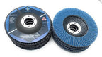 SIGNI Premium Zirconia Flap Discs for Grinding Metal Steel 10-Pack (4.5 inch T27 60#)