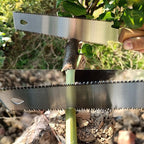 Small Woodworking Hand Saw, 6 inch Flexible Blade Double edge TPI 17/11 Pull Saw for Craft, Hobby, DIY, Non Slip Wood Handle Garden Trim, Sharp and Light Woodworking Tools