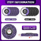 10 Pack Strip Discs 4-1/2 Inch Quick Stripping Wheel Paint Stripper for Angle Grinder Clean and Remove Paint Coating Rust Welds Oxidation for Metal and Wood (4-1/2" x 7/8")