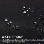 Canvas Repair Patch 9×11 Inch 3Pcs Waterproof Self-Adhesive Fabric Repair Patch for Tents,Boat Cover,Pop Up Canopy,Patio,Bags,Car Seats,Sofas,Furniture Cover(Black)
