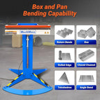 24'' Industrial Magnetic Pan and BOX Heavy Duty Sheet Metal Brake 20 Gauge Capacity Shear Press Brake, Model MSMB650E