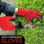 90 Pairs Gardening Gloves Bulk for Men Women Breathable Rubber Coated Safety Garden Work Gloves 9.1 Inch Working Gloves for Gardening