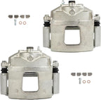 cciyu Front Left & Right Brake Calipers Assembly w/Bracket 18B4772 18B4773 2002 2003 2004 2005 2006 2007 For Buick For Rendezvous,2001 2002 2003 2004 2005 For Pontiac For Aztek