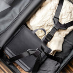 Hanging Toiletry Bag for Men VANCASE Vintage Leather Shaving Dopp Kit Medium Waterproof Travel Bathroom Bags Portable Shower Organizer