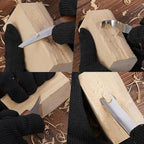 RexTact Wood Carving Kit Deluxe Hand Carving Tool Set, 16 Wood Whittling Kit High-Carbon Steel, Wood Art Tools 8 Whittling Knives & 4 Detail Carving Knives for Beginner &Professional Christmas Gift