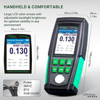 Ultrasonic Thickness Gauge Industrial-882 / Steel, Metals, Plastic, Glass, PVC, Pipes Thickness Gauge Meter – Range 0.039 to 8.85 inch| 2.4” HD Color LCD | Auto Calibration (All matеrial)