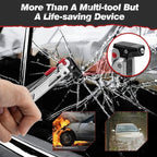 BIBURY Multitool Pliers BI2038B, 22-in-1 Stainless Steel Multi Tool with Flint, Window Breaker, Scissors, Back Clip, Folding Pocket Multifunctional Self-locking EDC Tool for Survival Camping Hiking
