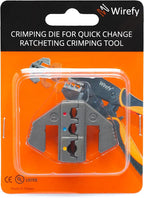 Wirefy Crimping Die for Insulated Nylon Connectors - 22-10 AWG