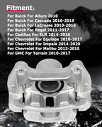 cciyu Front Left & Right Brake Calipers Assembly w/Bracket 18B5270 18B5271 For Buick 2010-2019,For Cadillac 2014-2016,For Chevy 2010-2020,For GMC 2010-2017