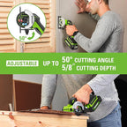 Greenworks 24V Brushless Cordless Compact Cut-Off Tool Bare Tool, With Extra 3 in. Cut-Off Wheels (3-Pack)