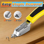 DIYSELF Staple Gun Heavy Duty 4-in-1 Upholstery Staple Gun with 4000 Staples Remover Fabric Stapler Stapler Gun for Wood Upholstering Crafts Carpet Wire grapadora para Madera