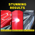 Meguiar's M205 Mirror Glaze Ultra Finishing Polish, Easy-to-Use Formula for Impeccable Shine, Multiple Ways to Apply Mirror Glaze, Removes Defects and Swirls for a High Gloss, 8 Oz Container