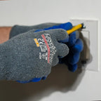 linconson 12 Pairs Extreme Grip Latex Palm Coated Cotton Work Gloves Suitable For Construction, Mechanics and Warehousing