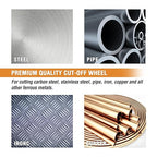 WORKPRO 20-Pack Cut-Off Wheels, 4-1/2 x 7/8-inch Metal&Stainless Steel Cutting Wheel, Thin Metal Cutting Disc for Angle Grinder