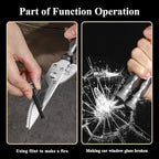 WILDMOK Heavy Duty Poultry Shears - 8.5 Inch Multi-function Stainless Steel Poultry Outdoor Shears, Ultra Sharp Kitchen Scissors for Outdoor Camp, Grey