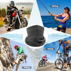 Achiou Cooling Neck Gaiter Face Cover Scarf, UV Protection Mask for Men and Women,Soft Windproof, Hiking Cycling Running