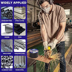 Cut Off Wheels 25 Pack, 4-1/2" x 3/64" x 7/8" for Metal & Stainless Steel, Angle Grinder Cutting Wheel, Precision Steel Cutting for Metalworking