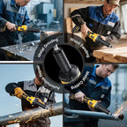 Die Grinder for Dewalt 20V MAX Battery, Cordless Die Grinder with 25000RPM Brushless Motor, 1/4" Precision Collect, Variable Speed Grinder for Metal Wood Grinding Cut Sanding (Battery not Included)