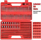 214-Piece Screwdriver Bit Set S2 Steel Drill bit set Power Bit Set with Security Bits