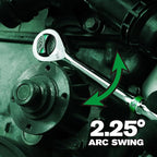 SK 3/8" Drive Ratchet Handle, 160-Position 2 Pawl Ratchet, Premium CR-V Construction, with Contoured Handle