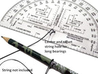 Degrees Mils Meters Yards Protractors