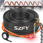 3FT Heat Tape for Water Pipes, -40°F Deicing Cable,Pipe Heating Cables for Roof,Gutter，Farm，Freeze Protetion Heat Trace Cable, Heated Water Hose,Plumbing Fixtures,120V 5W/FT