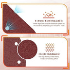 60 Grit Mouse Sander Sandpaper, Jamiikury 5 Hole Detail Sander Sandpaper Palm Sander Paper Mouse Sanding Pads Hook and Loop Sanding Sheets - Pack of 50