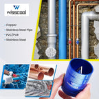 Pipe Reamer Tool, Copper PVC Tube Deburring Tool Plumping Tools Pipe Cleaner 1/4" to 1-5/8" Inner Outer Reamer Pipe Tubing Chamfer for Metal PVC PPR Copper Brass Aluminum(Blue)