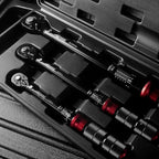 AEROFORCE 1/4 & 3/8 & 1/2-inch Drive Click Torque Wrench, 3Pcs Torque Wrench Set 4-20Ft.lb, 5-45Ft.lb, 15-165Ft.lb 72-Tooth Dual Scale for Bike, Moto, Car Repair