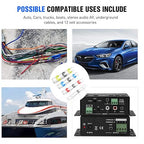 Nilight - 50025R 50pcs Solder Seal Wire Connector, Solder Seal Heat Shrink Butt Connectors,Electrical Waterproof Insulated Marine Automotive Copper(23Red 12Blue 10White 5Yellow),2 Years Warranty
