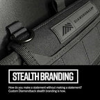Diamondback Tempo Tool Belt - Tool Belts for Men with Lumbar Support - Utility Belt with 10 Attachment Points for Tool Belt Pouches (M/L)