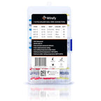 Wirefy 110 PCS Solder Seal Wire Connectors Kit - Heat Shrink Wire Connectors Kit - Waterproof Solder Sleeves - Self Soldering Wire Connectors - Set 26-10 AWG | Wire Butt Connectors Heat Shrink