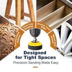 189 Pieces 2 Inch Sanding Discs, GOH DODD Hook and Loop Sanding Pads 60 to 10000 Grit Wet Dry Sandpaper with 1/8" 1/4” Shank, Backing Pad, Polishing Pads and Interface Pad for Auto Metal Resin Wood