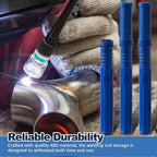 Tandefio 2pcs Welding Rod Storage 40 Inch Tig Rod Storage Canisters Welding Electrode Holder Airproof Waterproof Welding Rod Container (Blue)