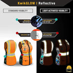 KwikSafety - Charlotte, NC - FIRST LADY Safety Vest for Women, High Visibility Reflective Strips, Meets ANSI & OSHA