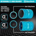 DURATECH Inner&Outer Tubing and Pipe Reamer, Pipe Deburring Tool, for Tubings from 1/4" to 1-1/4" O.D., Ideal for Copper, Stainless Steel, PVC, Brass, Aluminum, Soft Metal Pipes