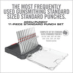 Real Avid 11-Piece Pin Punch Set - Portable All-in-One Punch Set with Storage Case - Choose Between Roll Pin, Standard or Brass and Steel Set