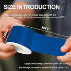 Waterproof Repair Tape for Fabric,RV Awning,Boat Covers,Tents,Tarp,Heavy Duty Outdoor Repair Patch - 2.8IN x 30FT（Dark Blue）