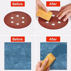2 Pack Sanding Belt & Disc Cleaner Stick - Natural Rubber Abrasive Reviver Bar 1-1/2"x1-1/2 x7-7/8 for Griptape, Woodworking - Power Sander Accessory