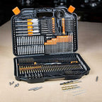 EnerTwist Drill Bit Set, 246-Pieces Drill Bits and Driver Set for Wood Metal Cement Drilling and Screw Driving, Full Combo Kit Assorted in Plastic Carrying Case, ET-DBA-246