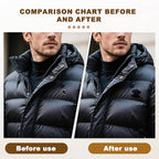 Azobur Down Jacket Repair Patches-Waterproof, Self-Adhesive,Nylon Fabric Patches for Puffy Jackets, Rain and Snow Gear, Tents, Sleeping Bag and More(White，2pcs)