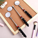 Telescoping Inspection Mirror 6 Pcs Retractable Mirror 28.3 Inch Mechanical Mirrors Long Handle Under Vehicle Detection Mirrors for Car Repair Tool Visual Reflector Contractor Mechanics